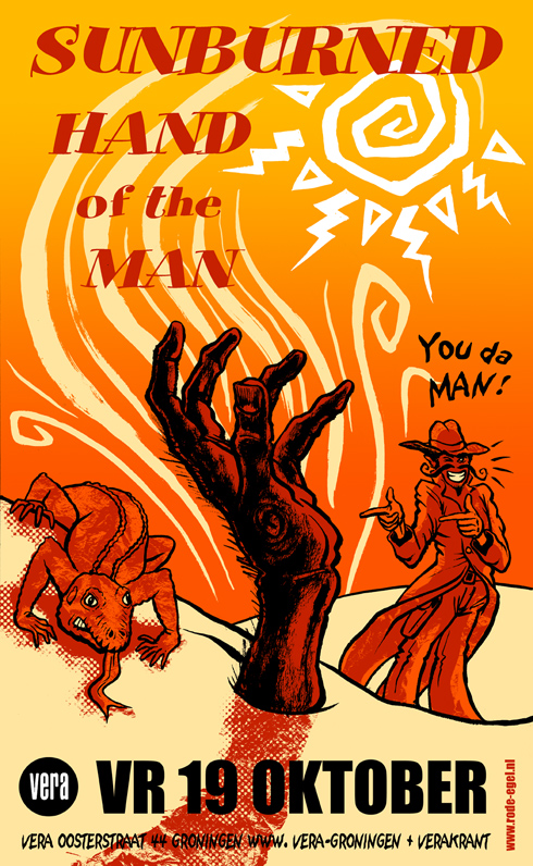 Poster Vera Sunburned Hand